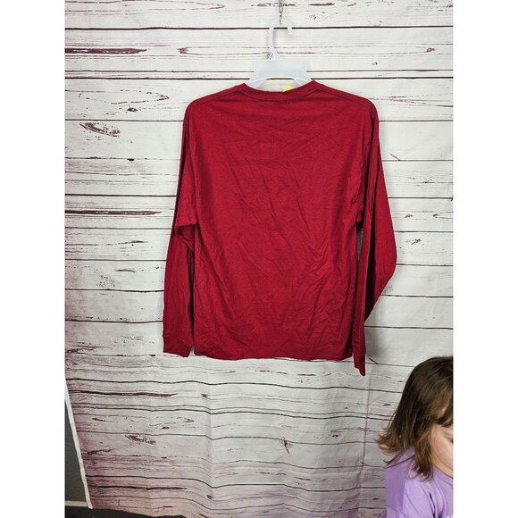 Hanes Men Red Large Long Sleeve Alabama Crimson Tide Shirt - Picture 7 of 7